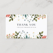 Personalisiert Dankeschön Karten Beruflich (Vorderseite)