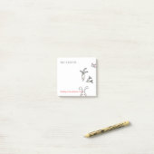 Personalisiert Dankeschön Notelets - Verlass Post-it Klebezettel (Auf Schreibtisch)