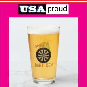 Personalisiert Dart Den Glass 🎯 Imitats Tavern Cl Glas