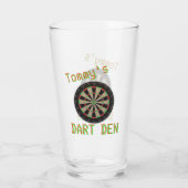 Personalisiert Dart Den Glass 🎯 Imitats Tavern Cl Glas (Rückseite)