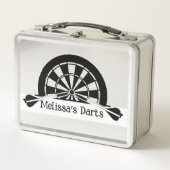Personalisiert Dart Metall Brotdose (Vorderseite)