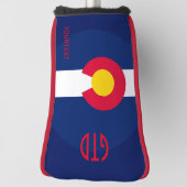 Personalisiert das Flag für den Farbkolorado-Staat Golf Headcover (Rotieren 90)