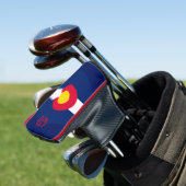 Personalisiert das Flag für den Farbkolorado-Staat Golf Headcover (In Situ)