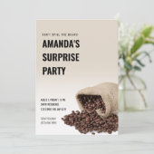 Personalisiert das Party der Bohnen nicht verschüt Einladung (Stehend Vorderseite)