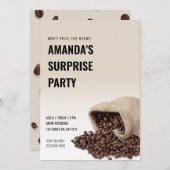 Personalisiert das Party der Bohnen nicht verschüt Einladung (Vorne/Hinten)