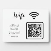 Personalisiert Das Wifi-Kennwort für Unternehmen Fotoplatte (Vorderseite)