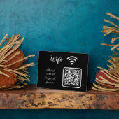 Personalisiert Das Wifi-Kennwort für Unternehmen Fotoplatte (Seite)