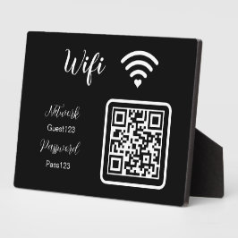 Personalisiert Das Wifi-Kennwort für Unternehmen Fotoplatte