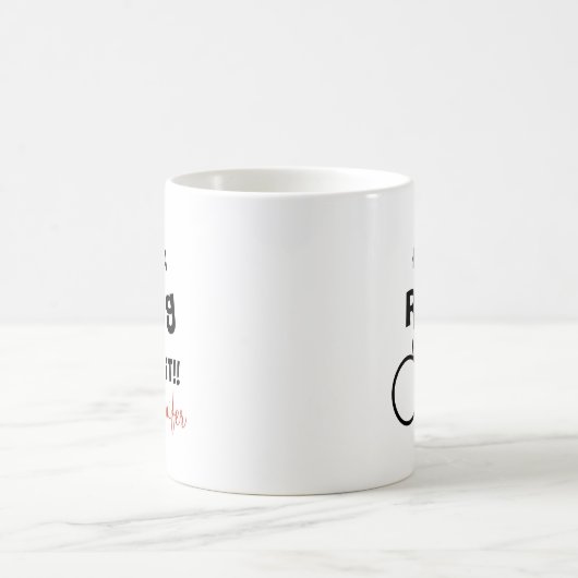 Personalisiert, dass er ihn anschrieb kaffeetasse (Mittel)