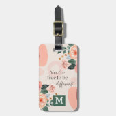 Personalisiert, dass Sie frei sind, ein anderes An Gepäckanhänger (Vorderseite vertikal)