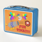 Personalisiert, DASS SIE SICH BEKLEIDEN Metall Brotdose (Rückseite)