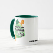 Personalisiert Data Manager SPREADSHEET NINJA Tasse (Vorderseite Links)