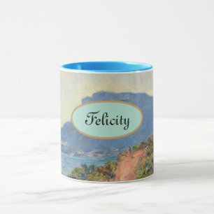 Personalisiert "Dein Name" Claude Monet Mountain Tasse
