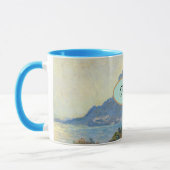 Personalisiert "Dein Name" Claude Monet Mountain Tasse (Links)