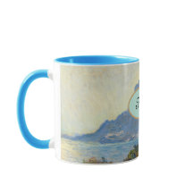 Personalisiert "Dein Name" Claude Monet Mountain