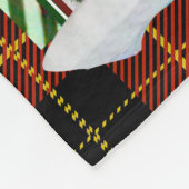 Personalisiert dein Tag fröhlich und hell, Weihnac Fleecedecke (Ecke)