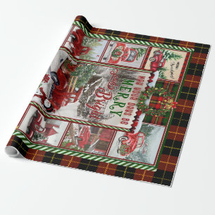 Personalisiert dein Tag fröhlich und hell, Weihnac Geschenkpapier