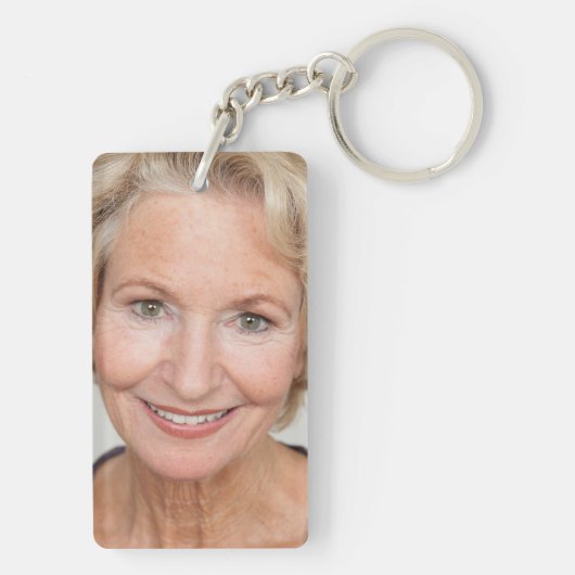 Personalisiert den Anruf, den ich mir gewünscht ha Schlüsselanhänger (Rückseite)