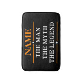 Personalisiert den Mann, den Mythos, die Legende Badematte (Vorderseite Vertikal)