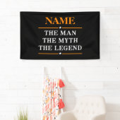 Personalisiert den Mann, den Mythos, die Legende Banner (Insitu)