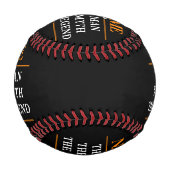 Personalisiert den Mann, den Mythos, die Legende Baseball (Vorderseite)