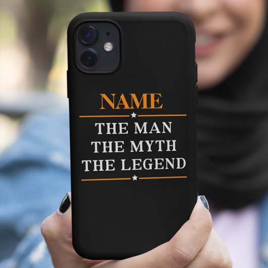 Personalisiert den Mann, den Mythos, die Legende Case-Mate iPhone Hülle