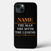 Personalisiert den Mann, den Mythos, die Legende Case-Mate iPhone Hülle (Rückseite)