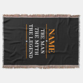 Personalisiert den Mann, den Mythos, die Legende Decke (Vorderseite)