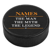 Personalisiert den Mann, den Mythos, die Legende Eishockey Puck (3/4)