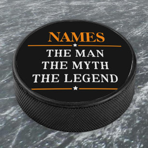 Personalisiert den Mann, den Mythos, die Legende Eishockey Puck