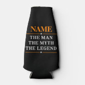 Personalisiert den Mann, den Mythos, die Legende Flaschenkühler (Vorderseite)