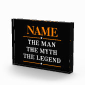 Personalisiert den Mann, den Mythos, die Legende Fotoblock (Rechts)