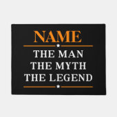 Personalisiert den Mann, den Mythos, die Legende Fußmatte (Vorderseite)