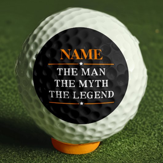 Personalisiert den Mann, den Mythos, die Legende Golfball