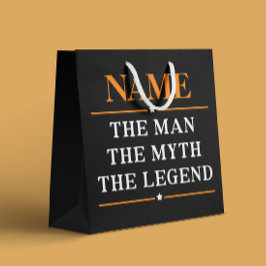 Personalisiert den Mann, den Mythos, die Legende Große Geschenktüte