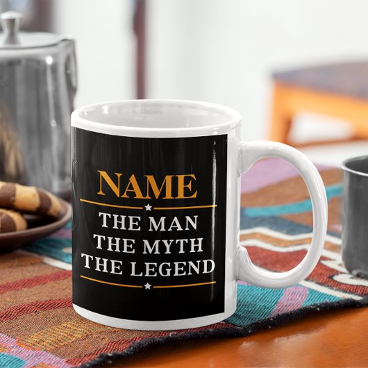 Personalisiert den Mann, den Mythos, die Legende Jumbo-Tasse