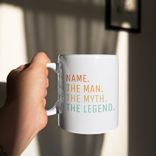 Personalisiert den Mann, den Mythos, die Legende Kaffeetasse