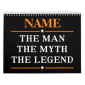 Personalisiert den Mann, den Mythos, die Legende Kalender (Titelbild)