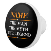Personalisiert den Mann, den Mythos, die Legende Keramikknauf (Rechts)