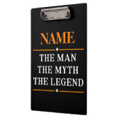 Personalisiert den Mann, den Mythos, die Legende Klemmbrett (Links)
