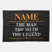 Personalisiert den Mann, den Mythos, die Legende Küchentuch (Horizontal)