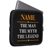 Personalisiert den Mann, den Mythos, die Legende Laptopschutzhülle (Vorne Rechts)