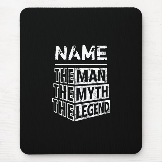 Personalisiert den Mann, den Mythos, die Legende Mousepad (Vorne)
