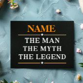 Personalisiert den Mann, den Mythos, die Legende Post-it Klebezettel