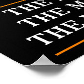 Personalisiert den Mann, den Mythos, die Legende Poster (Ecke)