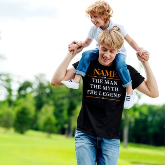 Personalisiert den Mann, den Mythos, die Legende T-Shirt