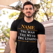 Personalisiert den Mann, den Mythos, die Legende T-Shirt