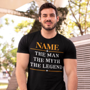 Personalisiert den Mann, den Mythos, die Legende T-Shirt