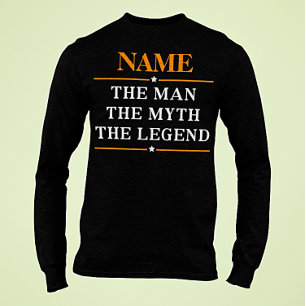 Personalisiert den Mann, den Mythos, die Legende T-Shirt