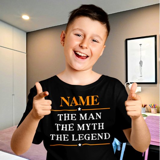 Personalisiert den Mann, den Mythos, die Legende T-Shirt